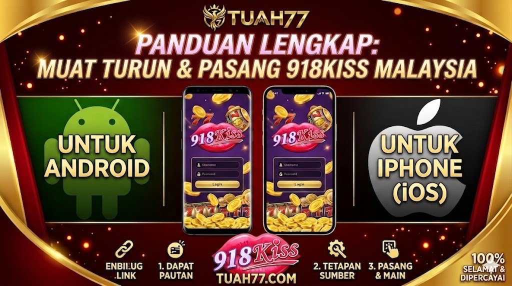 Langkah Install 918Kiss Android & iPhone