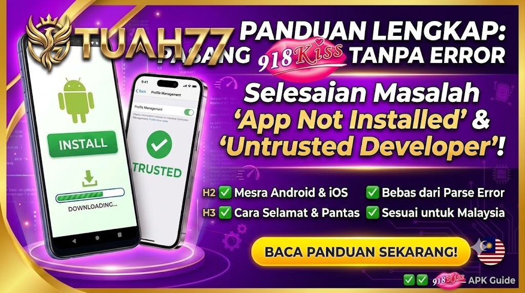 Cara Pasang 918KISS APK Tanpa Error