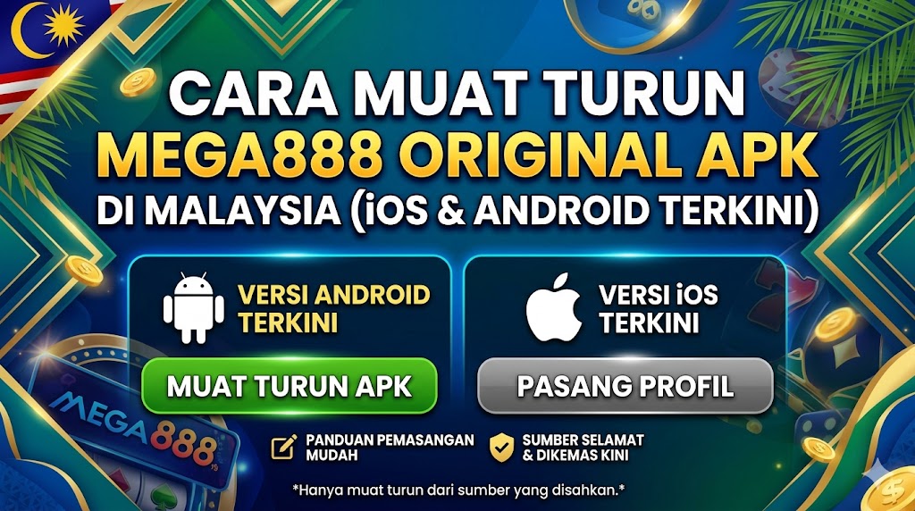Mega888 Original APK di Malaysia