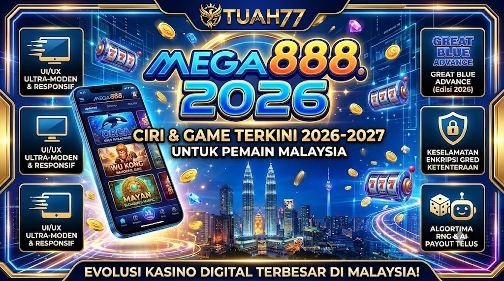 Mega888 2026: Ciri & Game Terkini 2026 - 2027